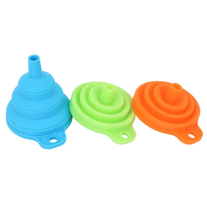 Silicone Collapsible Funnel Set