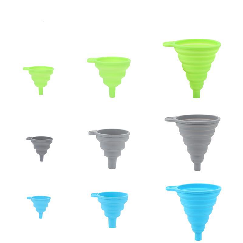 Silicone Collapsible Funnel Set