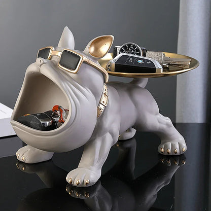 Bulldog Figurine & Storage Box